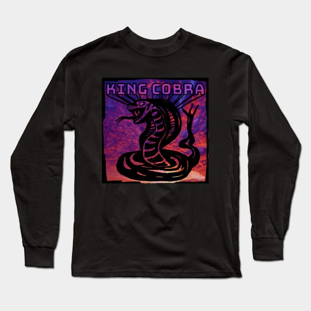 king cobra,snake Long Sleeve T-Shirt by zzzozzo